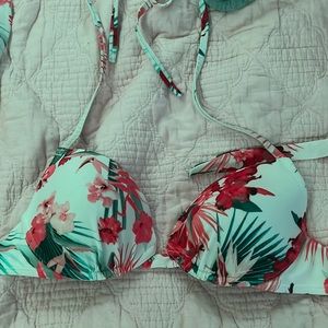 triangle push up bikini top